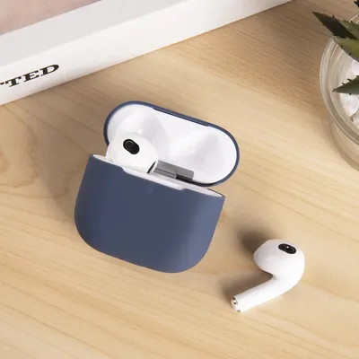 Airpods 용 실리콘 이어폰 케이스 4 케이스 헤드폰 케이스 Apple Airpods 4 4th Gen Coque Funda Sleeve Capa 용 보호 커버